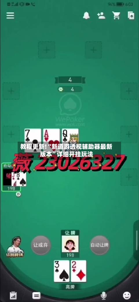 教程更新!“新道游透视辅助器最新版本”详细开挂玩法-第2张图片