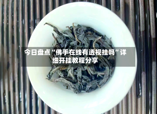 今日盘点“佛手在线有透视挂吗”详细开挂教程分享-第2张图片