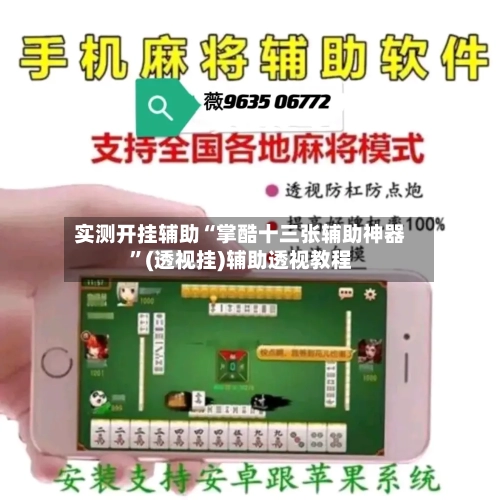 实测开挂辅助“掌酷十三张辅助神器”(透视挂)辅助透视教程-第2张图片