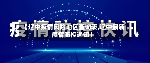 【辽中疫情风险地区查询表,辽中最新疫情防控通知】-第2张图片