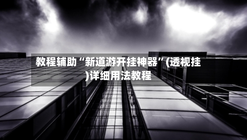 教程辅助“新道游开挂神器”(透视挂)详细用法教程-第2张图片