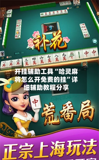开挂辅助工具“哈灵麻将怎么开免费的挂”详细辅助教程分享-第2张图片