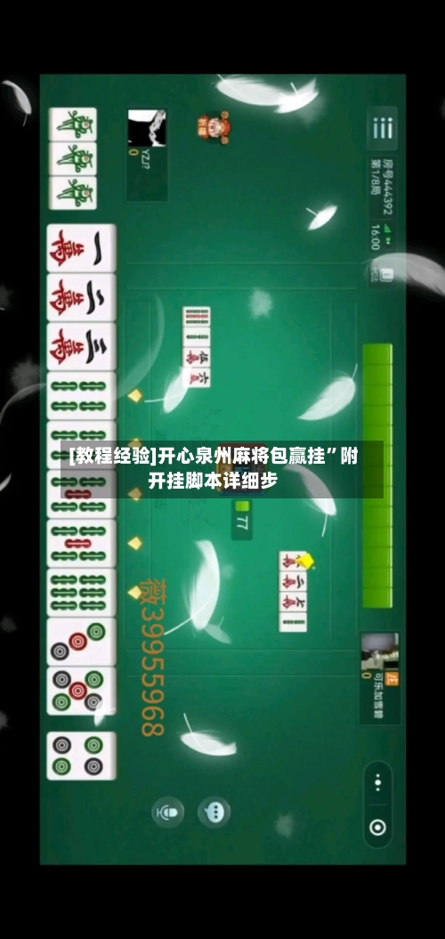 [教程经验]开心泉州麻将包赢挂”附开挂脚本详细步-第3张图片