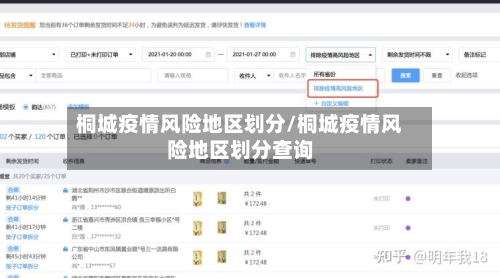 桐城疫情风险地区划分/桐城疫情风险地区划分查询-第3张图片