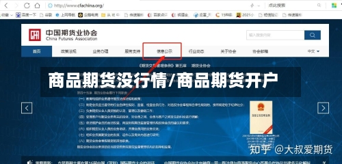 商品期货没行情/商品期货开户