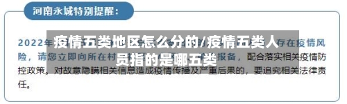 疫情五类地区怎么分的/疫情五类人员指的是哪五类