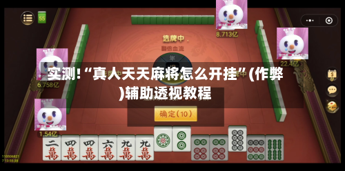 实测!“真人天天麻将怎么开挂	”(作弊)辅助透视教程-第2张图片
