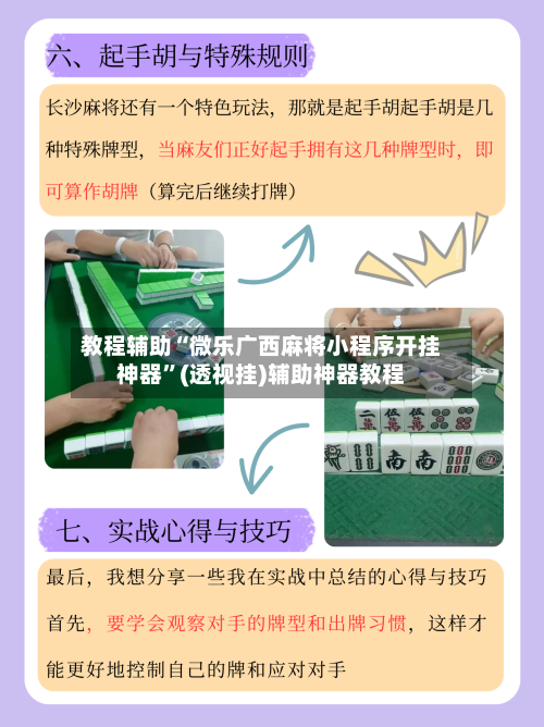 教程辅助“微乐广西麻将小程序开挂神器”(透视挂)辅助神器教程-第3张图片
