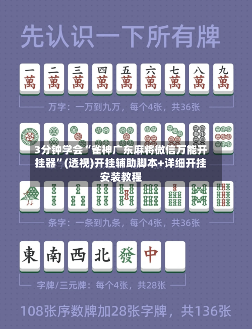 3分钟学会“雀神广东麻将微信万能开挂器”(透视)开挂辅助脚本+详细开挂安装教程-第2张图片