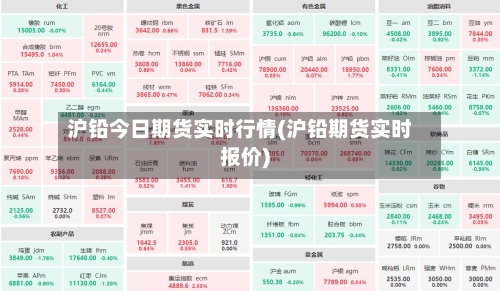 沪铅今日期货实时行情(沪铅期货实时报价)