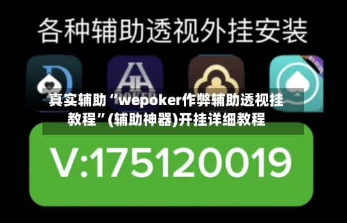 真实辅助“wepoker作弊辅助透视挂教程”(辅助神器)开挂详细教程-第2张图片