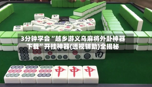 3分钟学会“越乡游义乌麻将外卦神器下载”开挂神器{透视辅助}全揭秘-第2张图片