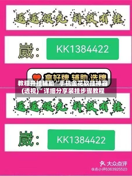 教程开挂辅助“手机金花软挂神器(透视)	”详细分享装挂步骤教程-第3张图片