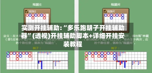 实测开挂辅助:“多乐跑胡子开挂辅助器”(透视)开挂辅助脚本+详细开挂安装教程-第3张图片