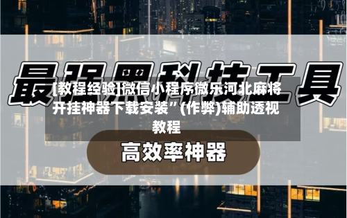 [教程经验]微信小程序微乐河北麻将开挂神器下载安装	”(作弊)辅助透视教程-第2张图片