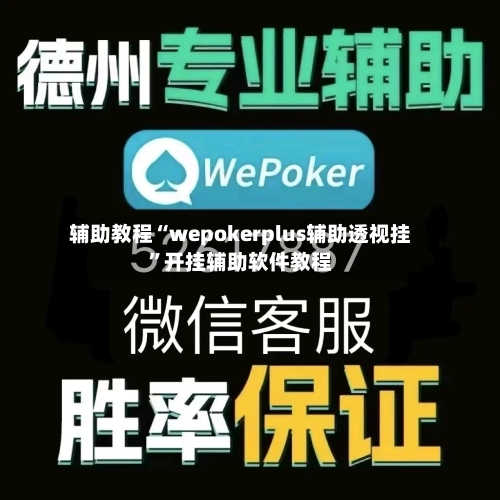 辅助教程“wepokerplus辅助透视挂	”开挂辅助软件教程-第2张图片