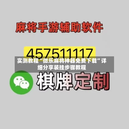 实测教程“微乐麻将神器免费下载”详细分享装挂步骤教程-第3张图片