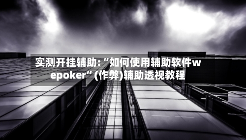 实测开挂辅助:“如何使用辅助软件wepoker	”(作弊)辅助透视教程-第2张图片