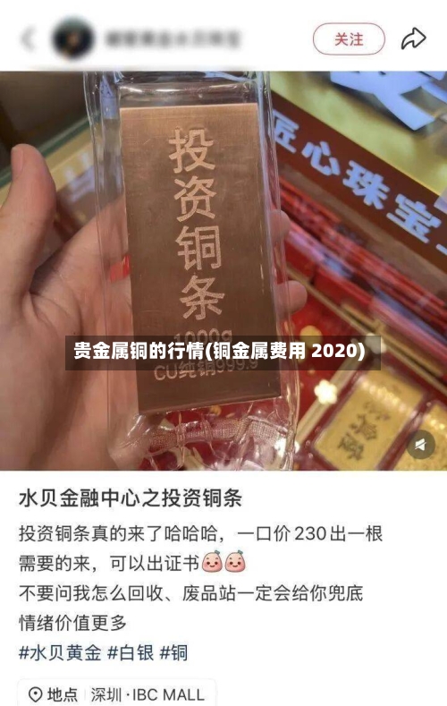 贵金属铜的行情(铜金属费用 2020)
