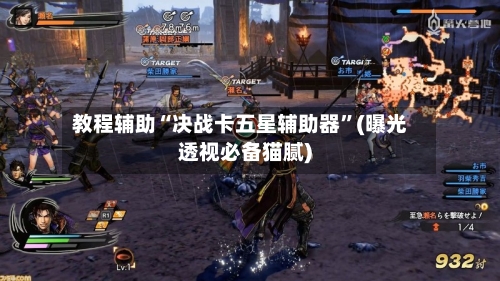 教程辅助“决战卡五星辅助器”(曝光透视必备猫腻)