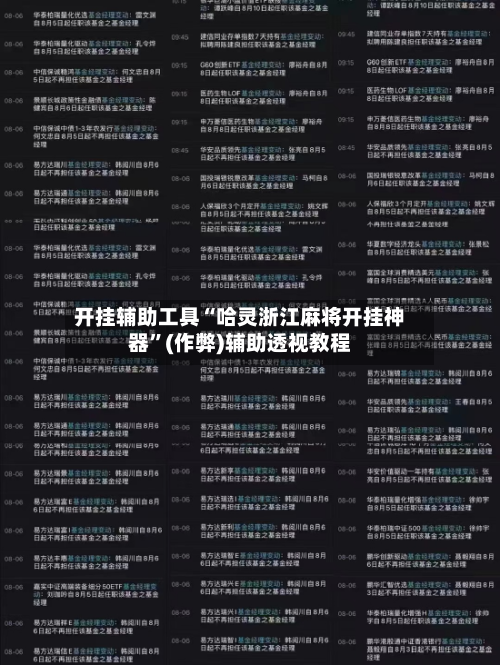 开挂辅助工具“哈灵浙江麻将开挂神器”(作弊)辅助透视教程-第2张图片