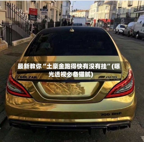最新教你“土豪金跑得快有没有挂”(曝光透视必备猫腻)