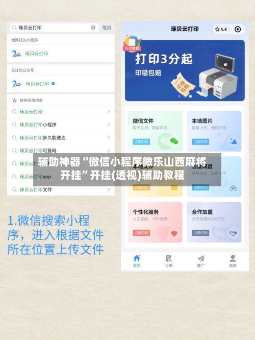 辅助神器“微信小程序微乐山西麻将开挂”开挂(透视)辅助教程-第3张图片