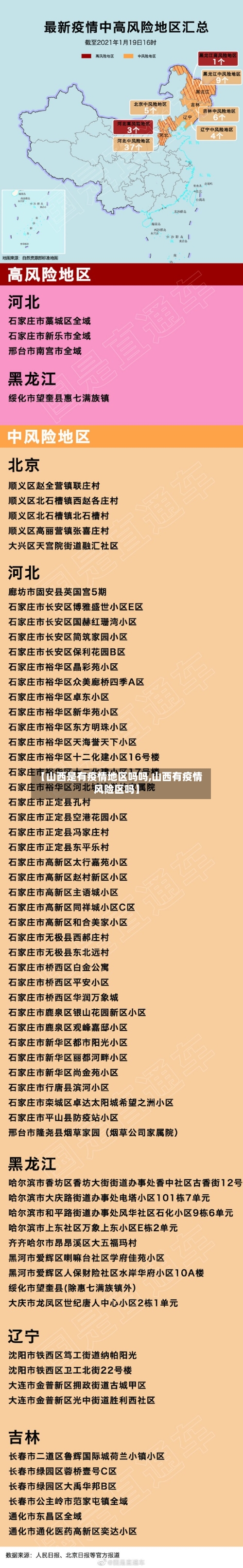 【山西是有疫情地区吗吗,山西有疫情风险区吗】