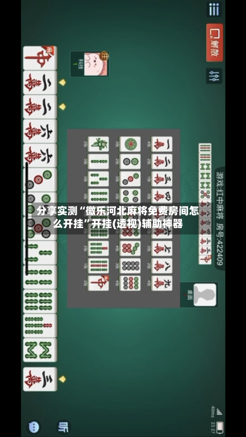 分享实测“微乐河北麻将免费房间怎么开挂	”开挂(透视)辅助神器-第2张图片