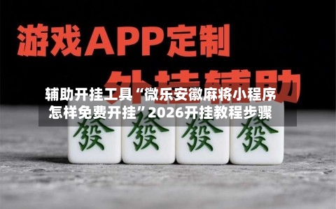 辅助开挂工具“微乐安徽麻将小程序怎样免费开挂	”2026开挂教程步骤-第2张图片
