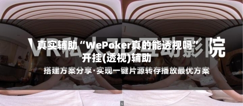 真实辅助“WePoker真的能透视吗”开挂(透视)辅助
