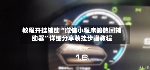 教程开挂辅助“微信小程序赣牌圈辅助器”详细分享装挂步骤教程-第3张图片