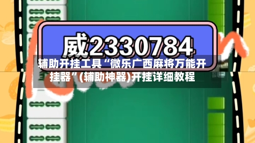 辅助开挂工具“微乐广西麻将万能开挂器	”(辅助神器)开挂详细教程-第2张图片